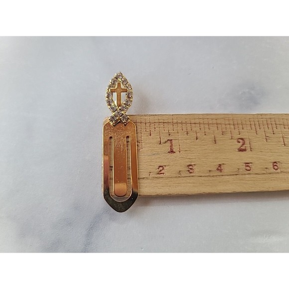 Austrian Crystal Book Marker 24k GP Book Marker - Picture 9 of 10